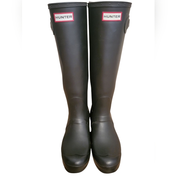 HUNTERS Tall Womens Size 8 Winter RainBoots Farm Rain Winter Summer - Picture 1 of 3